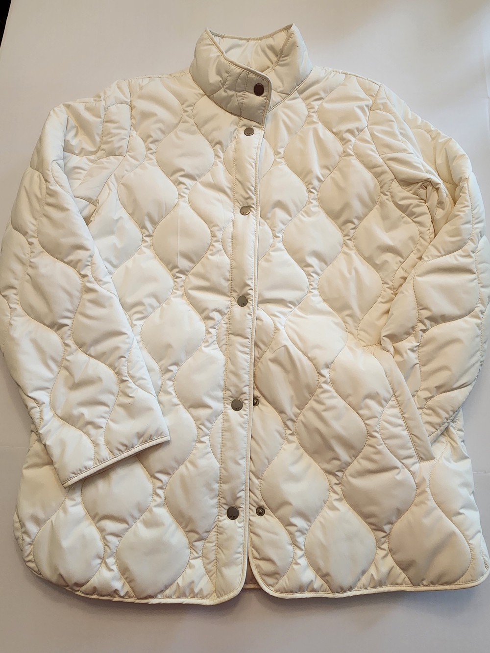 32 Degrees Women's Quilted Puffer Jacket in Cream